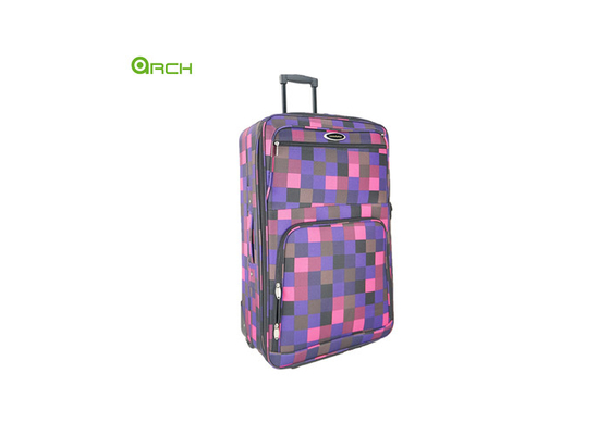 Printing Material Sky Travel Soft Sided Luggage with Two Front Pockets