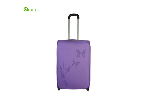 600D Economic Polyester Soft Sided Luggage with Skate Wheels
