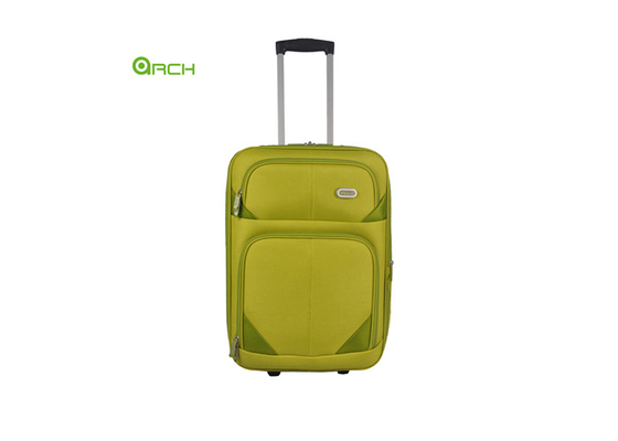 600D Polyester Lightweight Luggage Bag with Two Big Front Pockets and Skate Wheels