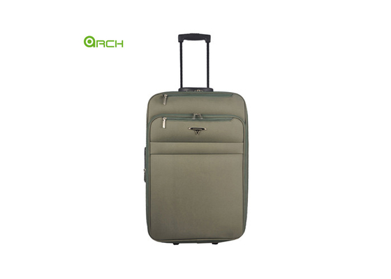 600D Polyester Travel Trolley Lightweight Luggage Bag with Expander and Skate Wheels