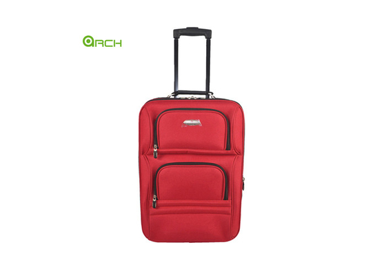 1200D Polyester Travel Lightweight Luggage Bag with Two Front Pockets and Skate Wheels
