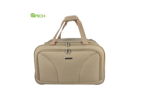 Material Handle Travel Duffle Bag with One Front Pocket and Padlock