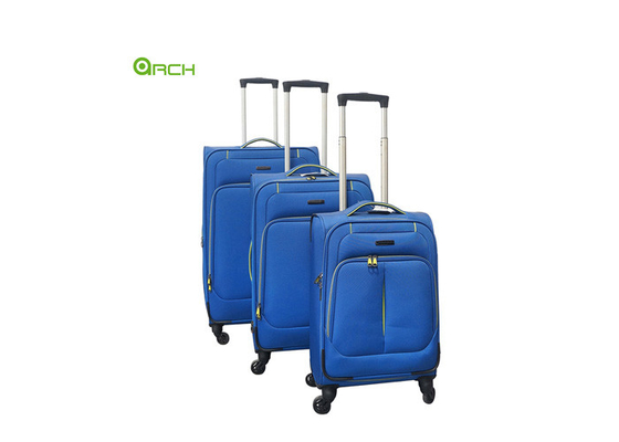 3PCS Set Light Weight Suitcase Luggage Bag with Carry Handles and One Big Front Pocket
