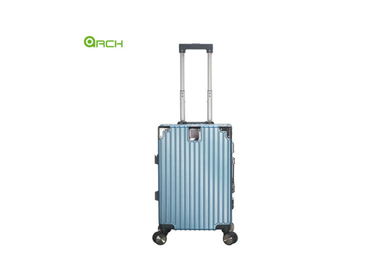 Manufacturer ABS Trolley Hard Sided Luggage with Spinner Wheels and Aluminium Framer