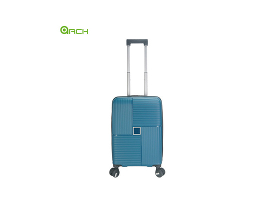 Manufacturer Cheap PP Travel Trolley Luggage with Double Spinner Wheels
