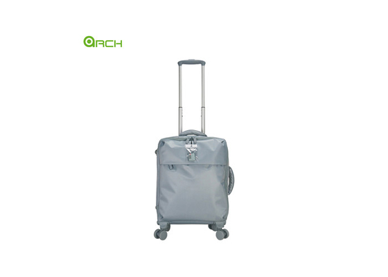 Nylon Cabin trolley Carry On Luggage Bag with one front big pocket For Short Trip