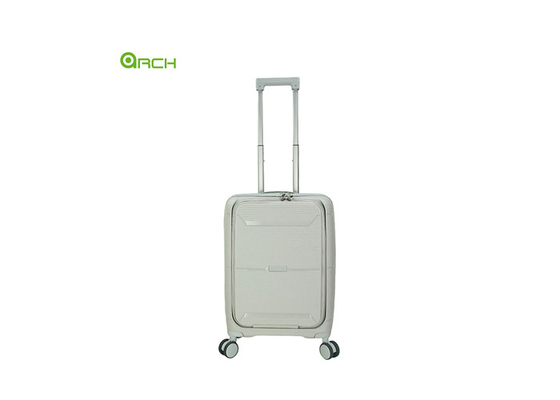 Manufacturer PP Hard Sided Travel Trolley Luggage with Double Spinner Wheels