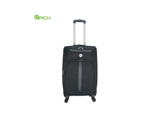 Factory Price Spinner wheels suitcase Soft Sided Luggage with two front pockets