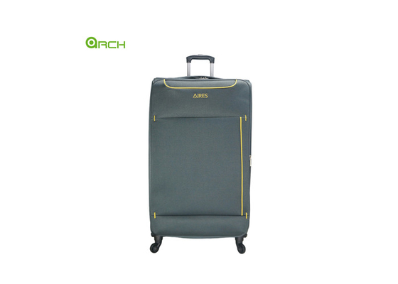 Cheap Spinner wheels Travel Trolley Soft Sided Luggage with two front pockets