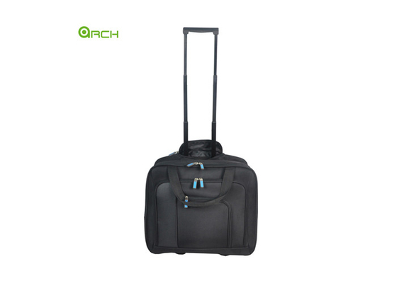 600D Polyester 18 Inch Wheeled Carry On Trolley Backpack