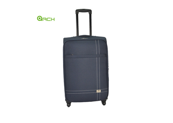 Spinner Wheels 600D Polyester Trolley Luggage With Front Pocket