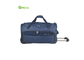 Rolling Luggage Bag 600d Polyester Wheeled Duffle with One Front Big Pocket