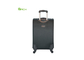 Expandable Polyester Checked Luggage with Spinner Wheels and Two Big Pockets