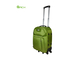 1680D Imitation Nylon Checked Luggage with Spinner Wheels and Three Front Pockets