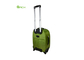 1680D Imitation Nylon Checked Luggage with Spinner Wheels and Three Front Pockets