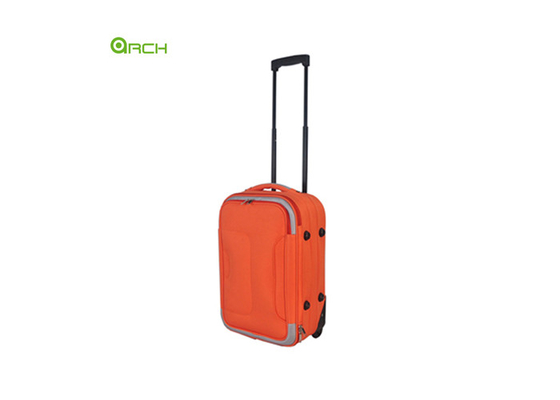 Economic 600D Polyester Trolley Case Soft Sided Luggage with Skate Wheels