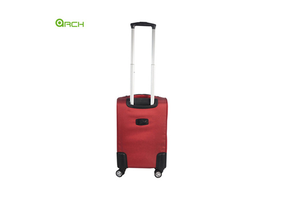 1680D Polyester Soft Sided Luggage with Two Front Pockets and Stylish Flight Wheels