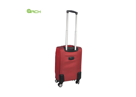 1680D Polyester Soft Sided Luggage with Two Front Pockets and Stylish Flight Wheels