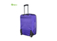 Tapestry Polyester Soft Sided Luggage with Two Typical Front Pockets and Skate Wheels