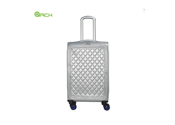 Elegant PU Soft Sided Luggage with Double Spinner Wheels and Internal Trolley System