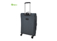 Snowflake Suitcase Soft Sided Luggage with One Front Hidden Pocket and Double Spinner Wheels
