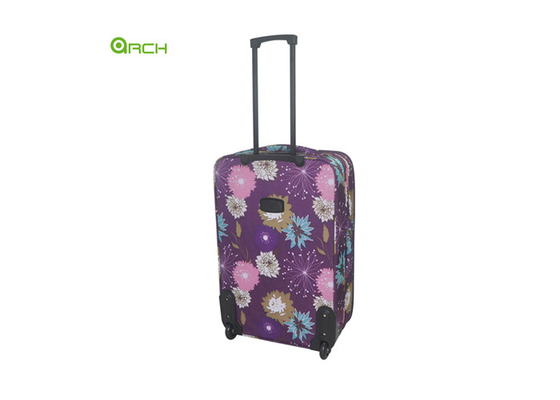 Printing Material Trolley Case Soft Sided Luggage with Two Front Pockets