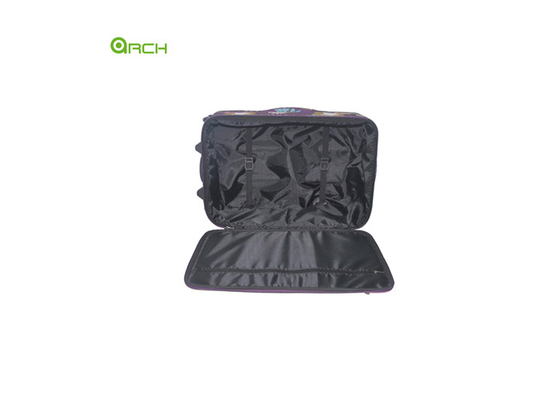 Printing Material Trolley Case Soft Sided Luggage with Two Front Pockets