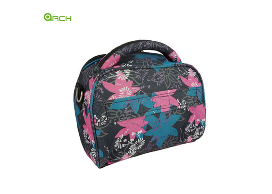 600D Cosmetic Vanity Duffle Travel Luggage Bag with Printing