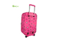 600D Polyester Printing Material Luggage Bag Sets with Skate Wheels