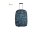 Printing Round Shape Travel Trolley Lightweight Luggage Bag with Skate Wheels