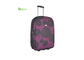 Printing Round Shape Travel Trolley Lightweight Luggage Bag with Extractable Handles