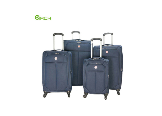 Expandable Trolley Luggage with Spinner Wheels and Two Big Pockets