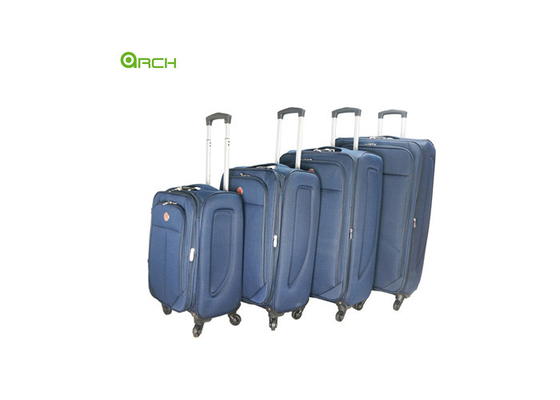 Expandable Trolley Luggage with Spinner Wheels and Two Big Pockets