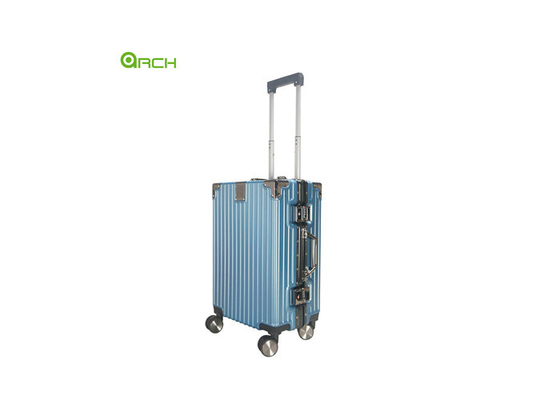 Manufacturer ABS Trolley Hard Sided Luggage with Spinner Wheels and Aluminium Framer