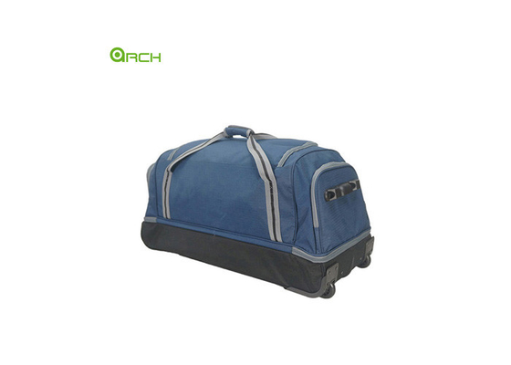 Supplier Ripstop Double Compartments Rolling Luggage Bag