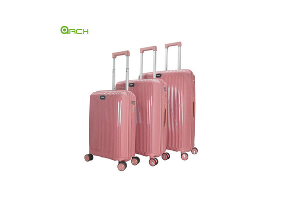 Wholesale PP Travel Trolley Luggage with Double Spinner Wheels