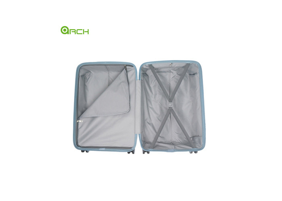 Manufacturer PP Trolley Luggage with Double Spinner Wheels