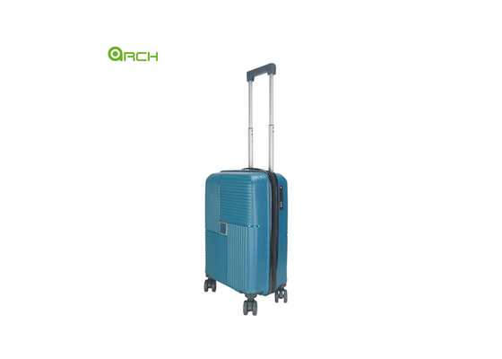 Manufacturer Cheap PP Travel Trolley Luggage with Double Spinner Wheels