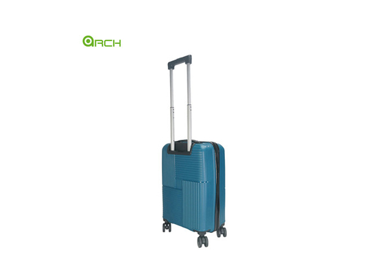 Manufacturer Cheap PP Travel Trolley Luggage with Double Spinner Wheels