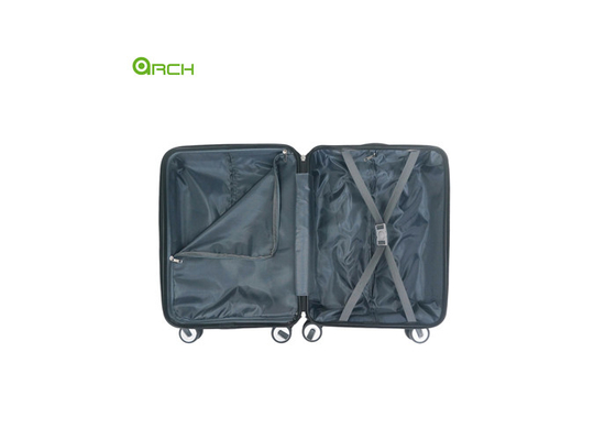 Manufacturer Cheap PP Travel Trolley Luggage with Double Spinner Wheels