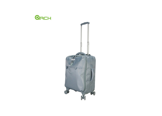 Nylon Cabin trolley Carry On Luggage Bag with one front big pocket For Short Trip