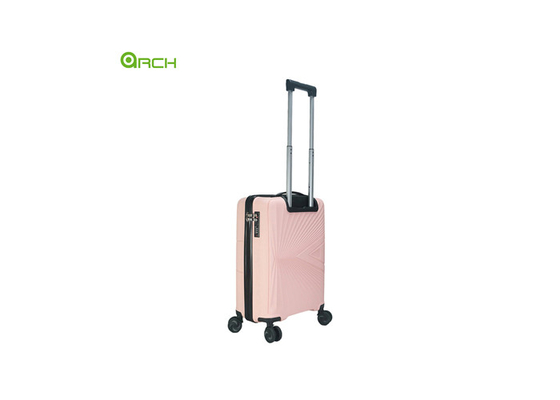 Wholesale PP Hard Sided Travel Trolley Luggage with Double Spinner Wheels