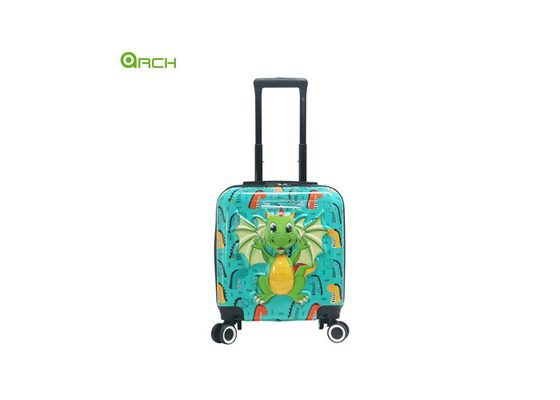 Manufacturer ABS+PC Hard Sided Luggage for Children with dragon style