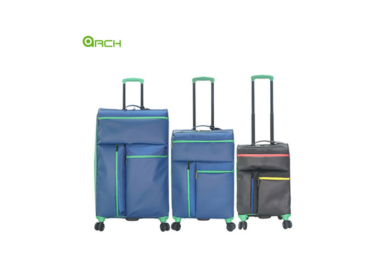 Manufacturer light weight luggage with flight wheels and 1680D+PU material