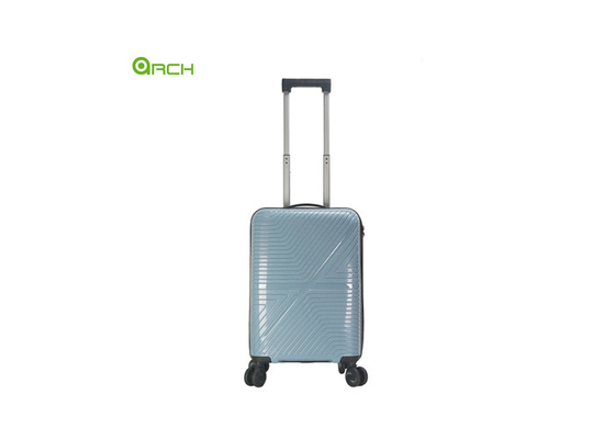 Factory Price PP Hard Sided Travel Trolley Luggage with Double Spinner Wheels