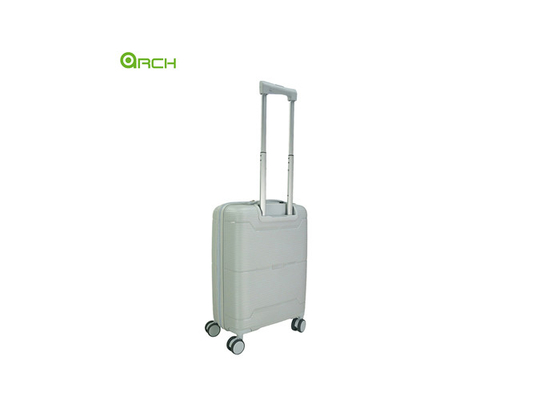 Manufacturer PP Hard Sided Travel Trolley Luggage with Double Spinner Wheels