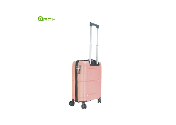 Supplier PP Hard Sided Travel Trolley Luggage with Double Spinner Wheels
