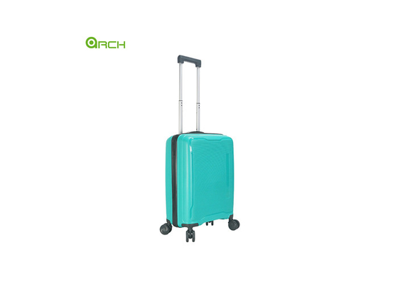 Manufacturer PP Trolley Travel Luggage with double spinner wheels and retractable carry handles