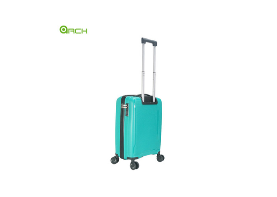 Manufacturer PP Trolley Travel Luggage with double spinner wheels and retractable carry handles