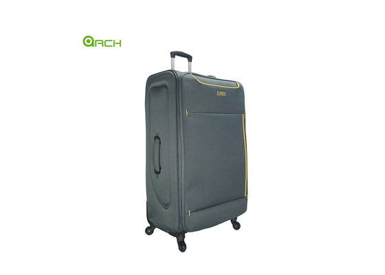 Cheap Spinner wheels Travel Trolley Soft Sided Luggage with two front pockets